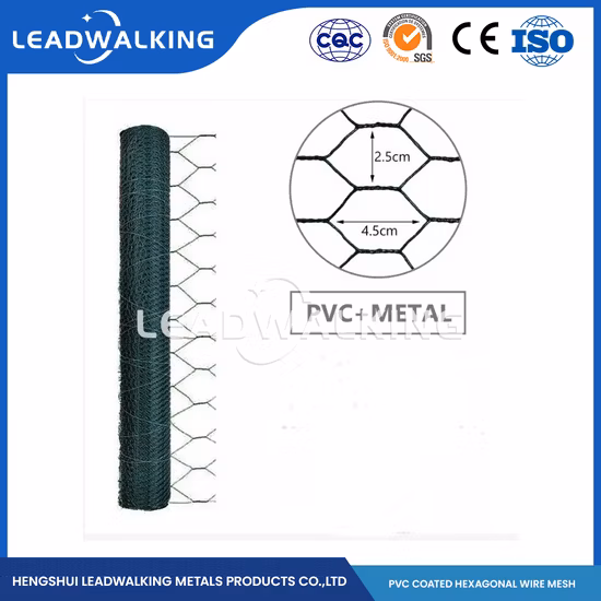가금류 우리, 정원 및 어린이 놀이용 아연 도금 육각 철망