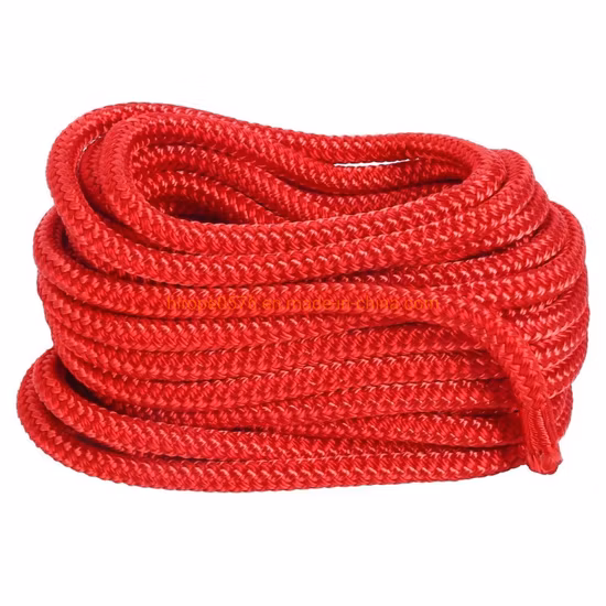 1/2 인치 더블 브레이드 나일론 도크 라인 보트 견인 로프